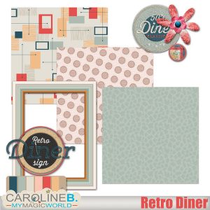 Retro Diner Mini Set 2