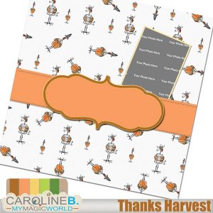 Thanks Harvests 12x12 QP01