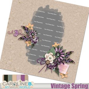 Vintage Spring QuickPage 01