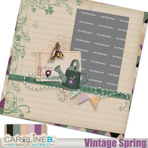 Vintage Spring QuickPage 02