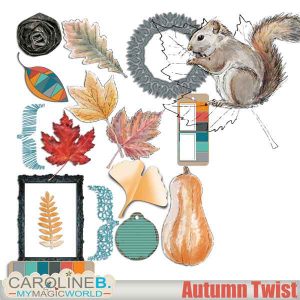 Autumn Twist Embellishment