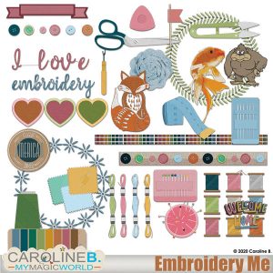 Embroidery Me Elements Set