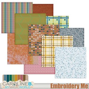 Embroidery Me Papers Set