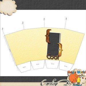 Summer Beverage Pop Corn Box