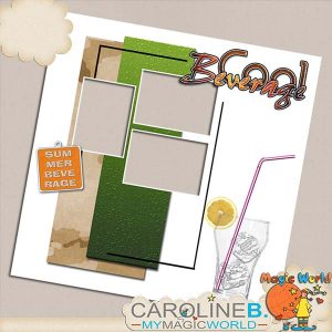 Summer Beverage 12x12 QP02