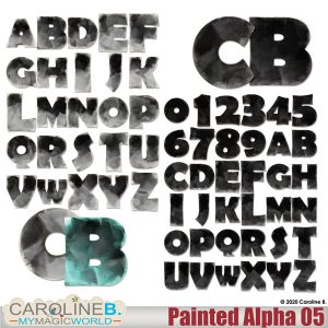 Painted Alphabet #05