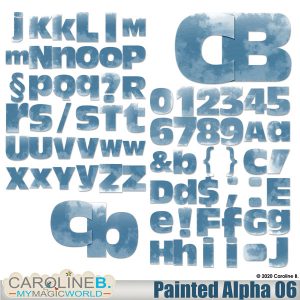 Painted Alphabet #06