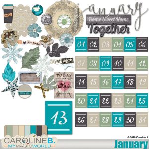 January Elements Set