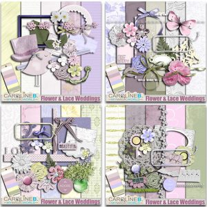 Flower And Lace Weddings Bundle