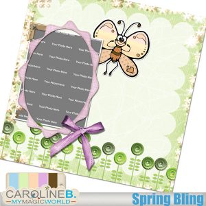 Spring Bling QuickPage 01