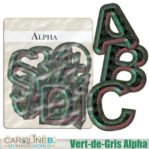 Vert-de-Gris Alphabet