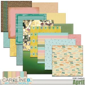 April - Papers Set (16 PP)