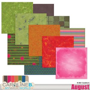 August - Papers Set (10PP)