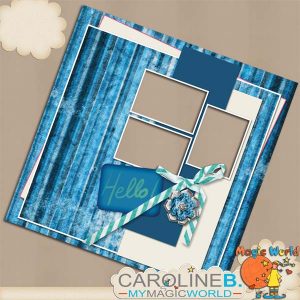 Hello 12x12 QuickPage 05