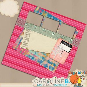 Hello 12x12 QuickPage 15
