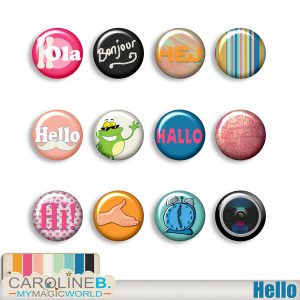 Hello - Flairs Set (13 EL)