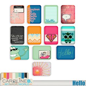 Hello - Journal Cards Set
