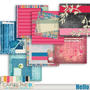 Hello - Stacked Papers 01