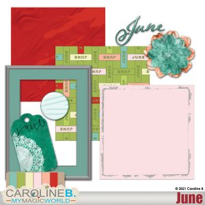 June - Mini Set 01 (3 PP - 6 EL)