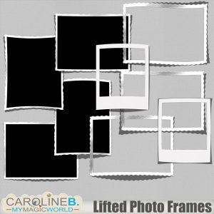 Lifted Photo Frames (9 EL)