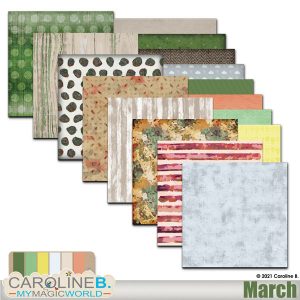 March - Papers Set (16 PP)
