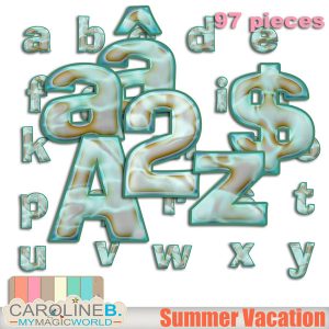 Summer Vacation Alphabet