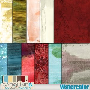 Watercolor - Papers Set