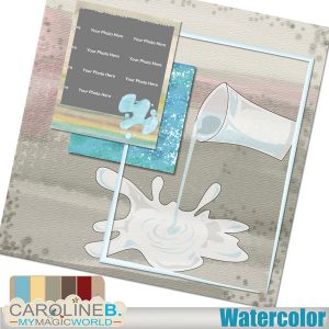 Watercolor - QuickPage 03