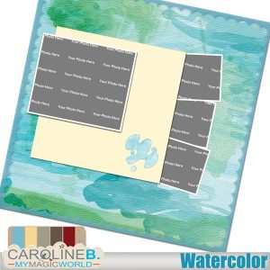Watercolor - QuickPage 04