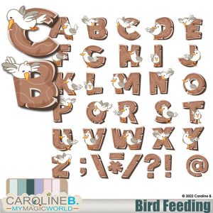 Bird Feeding Alphabet