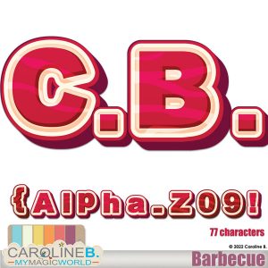 Barbecue - Alphabet Kit