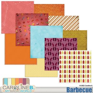 Barbecue - Papers Kit