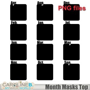 Month Masks Top (12 EL)