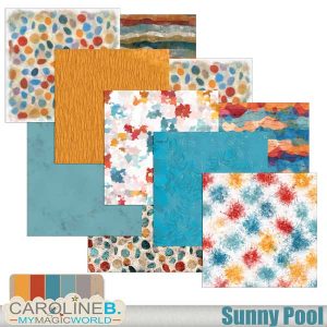 Sunny Pool - Papers 01 Artsy