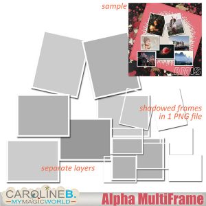 Alpha MultiFrame - Letter A