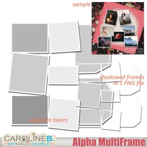 Alpha MultiFrame - Letter B
