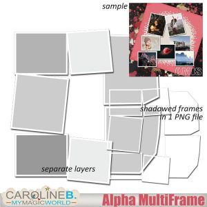 Alpha MultiFrame - Letter D