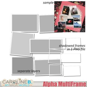Alpha MultiFrame - Letter E