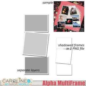Alpha MultiFrame - Letter I