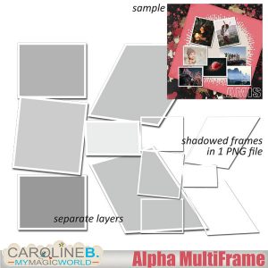 Alpha MultiFrame - Letter K