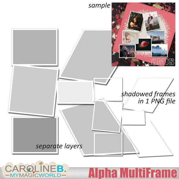 Alpha MultiFrame - Letter K