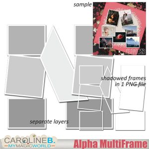 Alpha MultiFrame - Letter N
