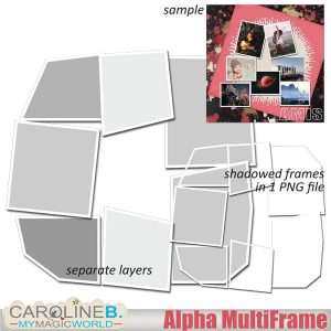 Alpha MultiFrame - Letter O