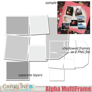 Alpha MultiFrame - Letter P