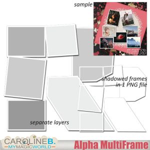 Alpha MultiFrame - Letter R