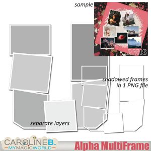 Alpha MultiFrame - Letter U
