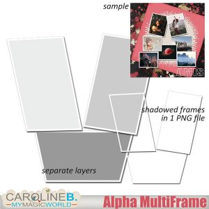 Alpha MultiFrame - Letter V