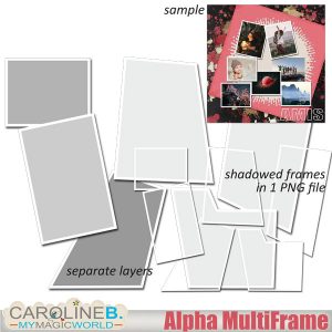 Alpha MultiFrame - Letter W
