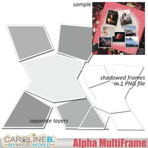 Alpha MultiFrame - Letter X