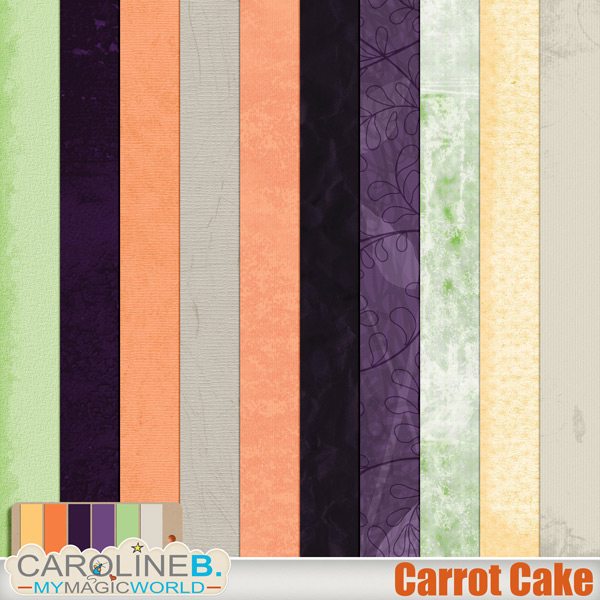 Carrot Cake Papers Set 3 - Image 3